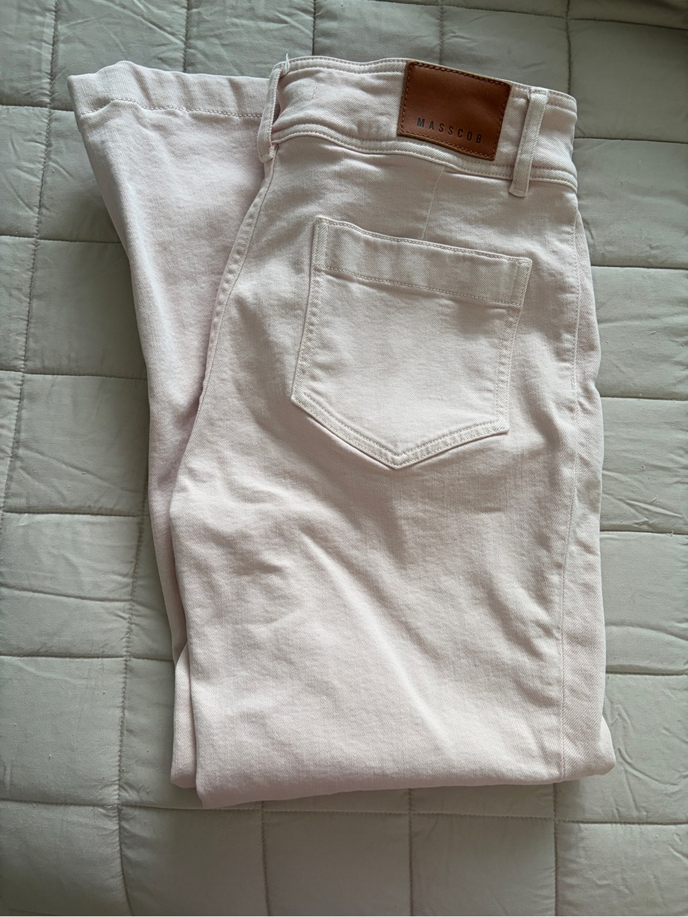 Masscob pale pink jeans